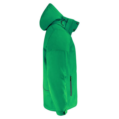 Fresh Green - Side - Printer Mens Overlanding Soft Shell Jacket