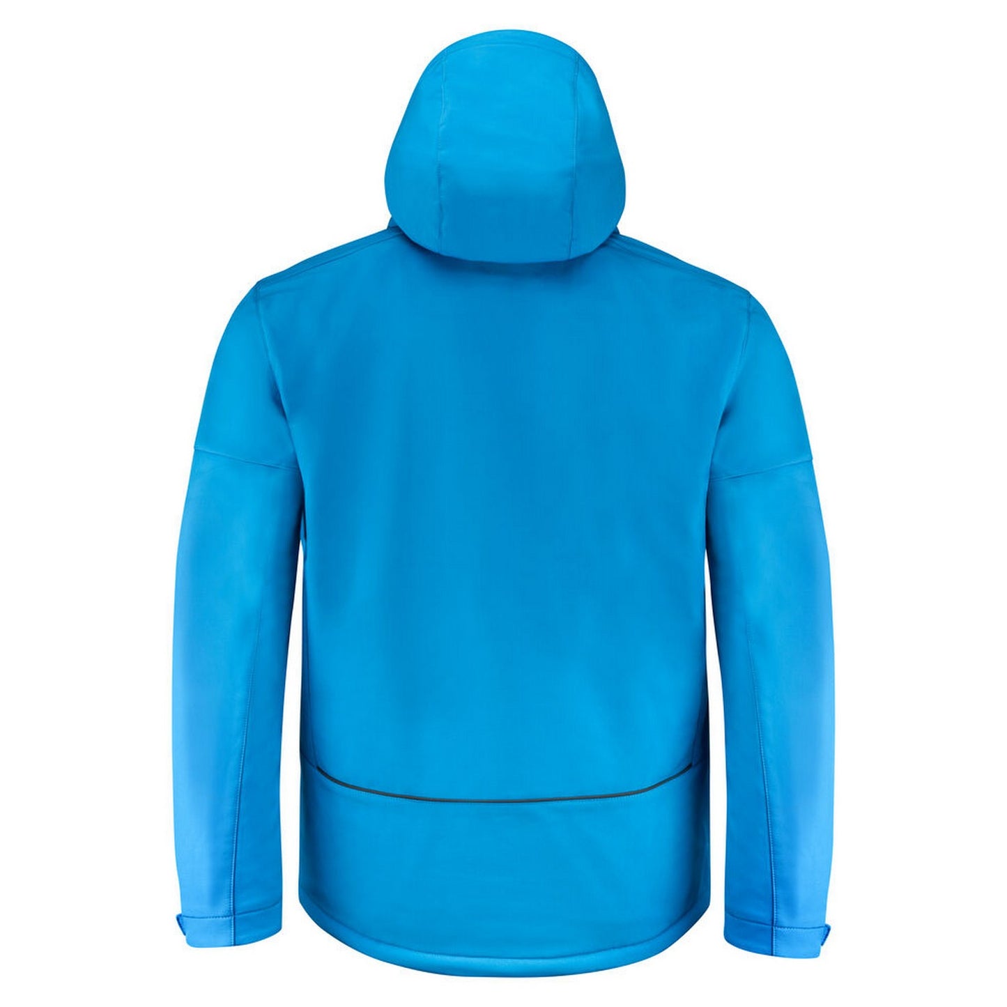 Ocean Blue - Back - Printer Mens Overlanding Soft Shell Jacket