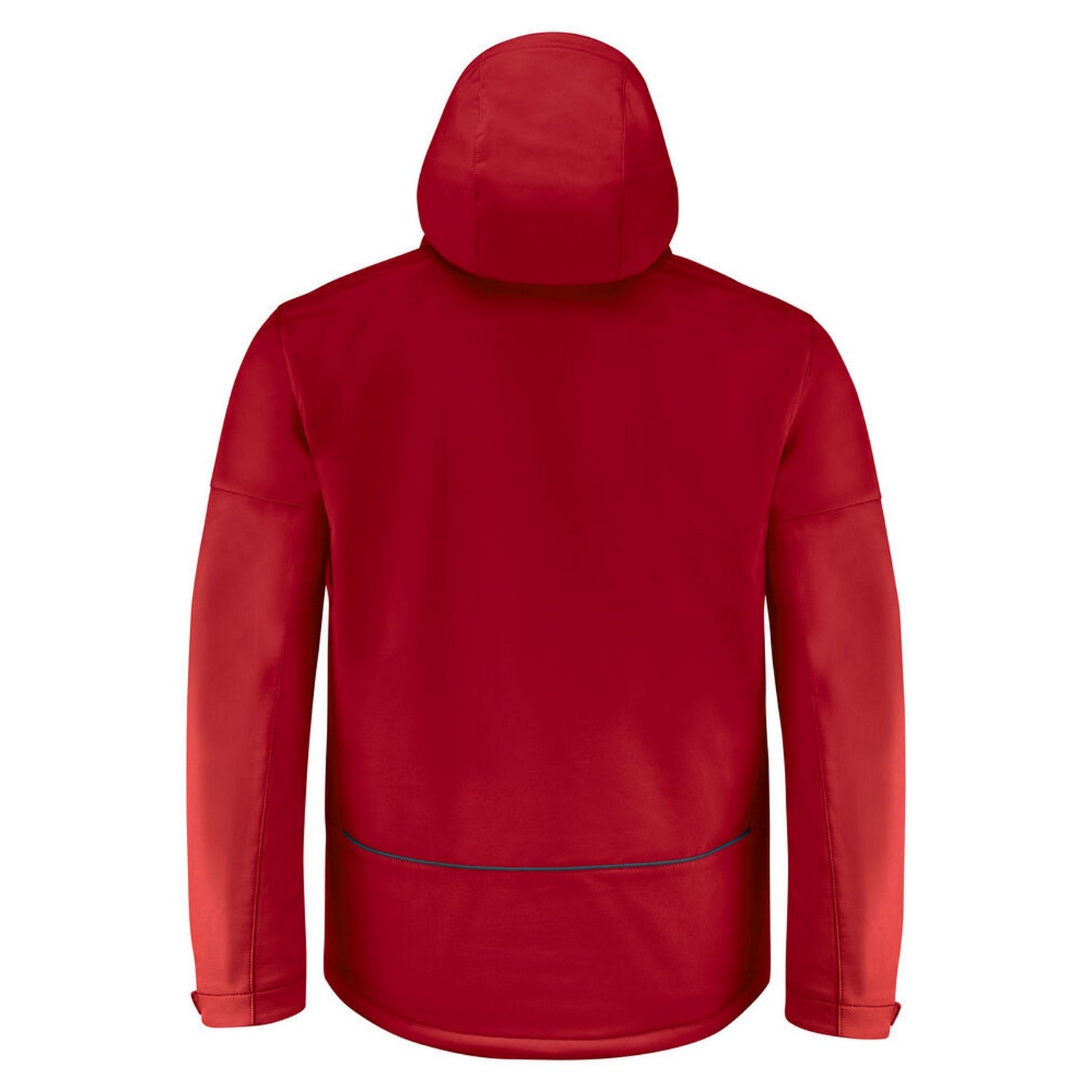 Red - Back - Printer Mens Overlanding Soft Shell Jacket