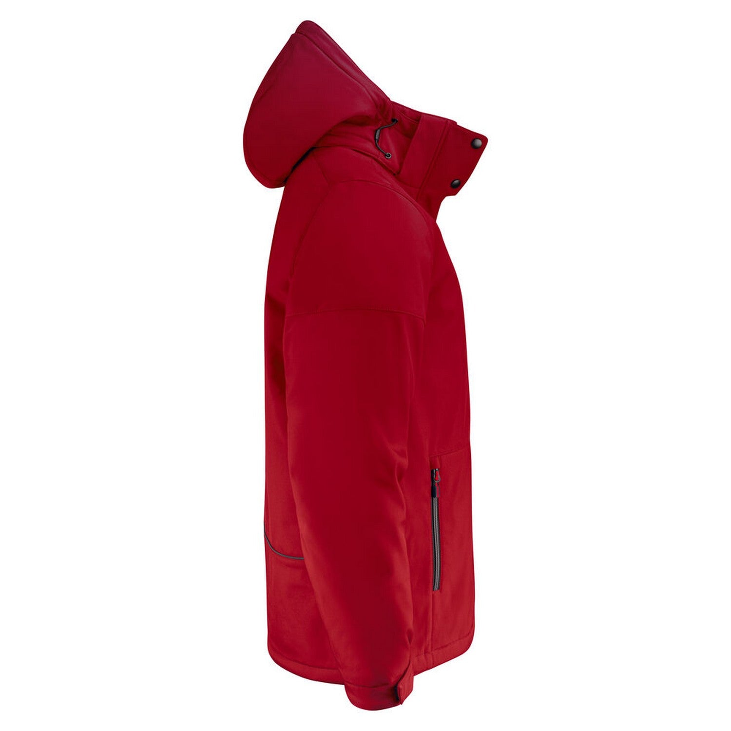 Red - Side - Printer Mens Overlanding Soft Shell Jacket