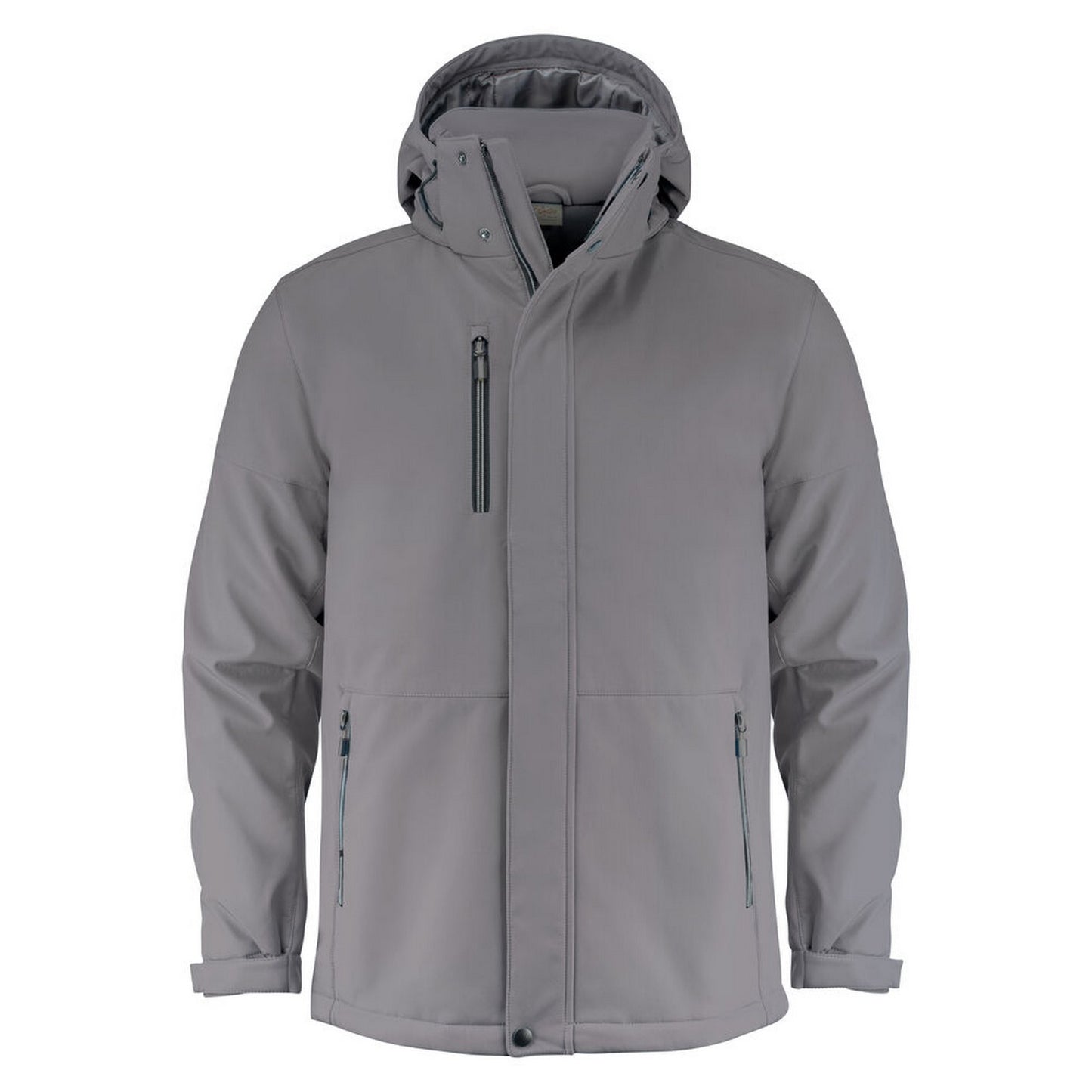 Steel Grey - Front - Printer Mens Overlanding Soft Shell Jacket