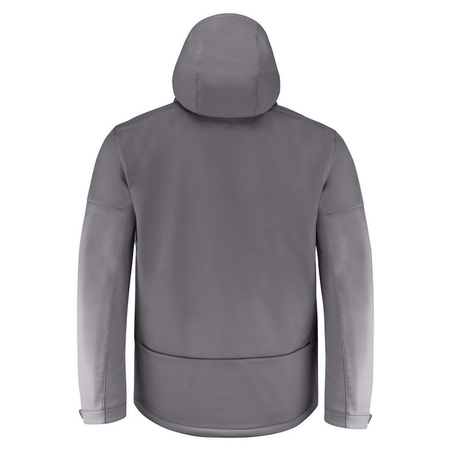 Steel Grey - Back - Printer Mens Overlanding Soft Shell Jacket
