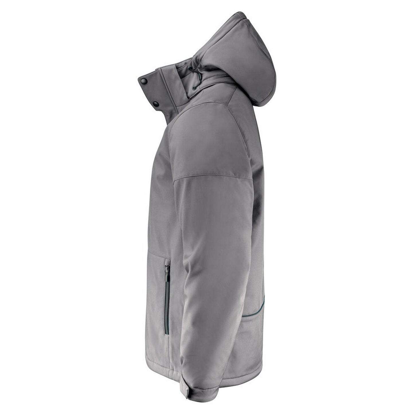 Steel Grey - Lifestyle - Printer Mens Overlanding Soft Shell Jacket
