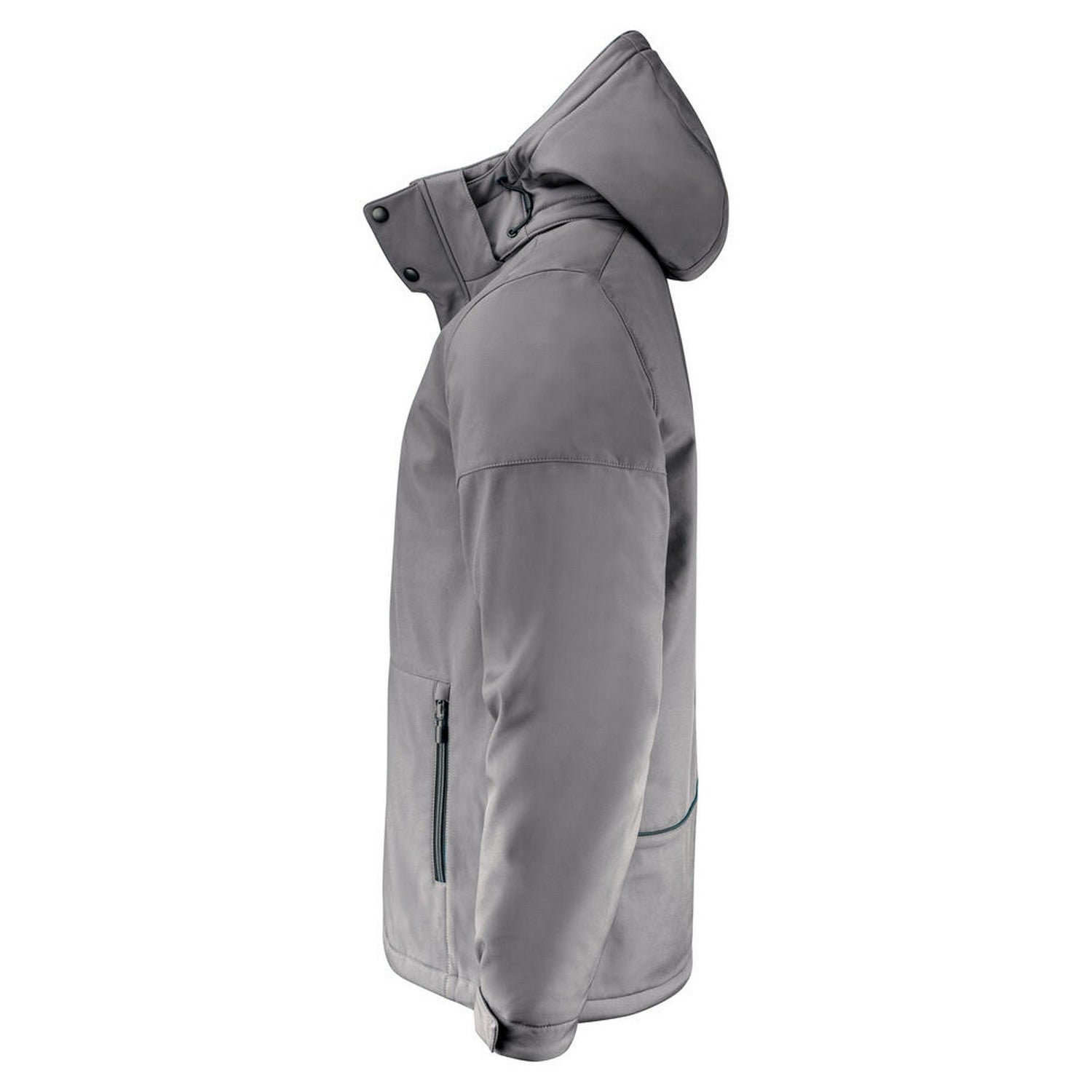 Steel Grey - Lifestyle - Printer Mens Overlanding Soft Shell Jacket