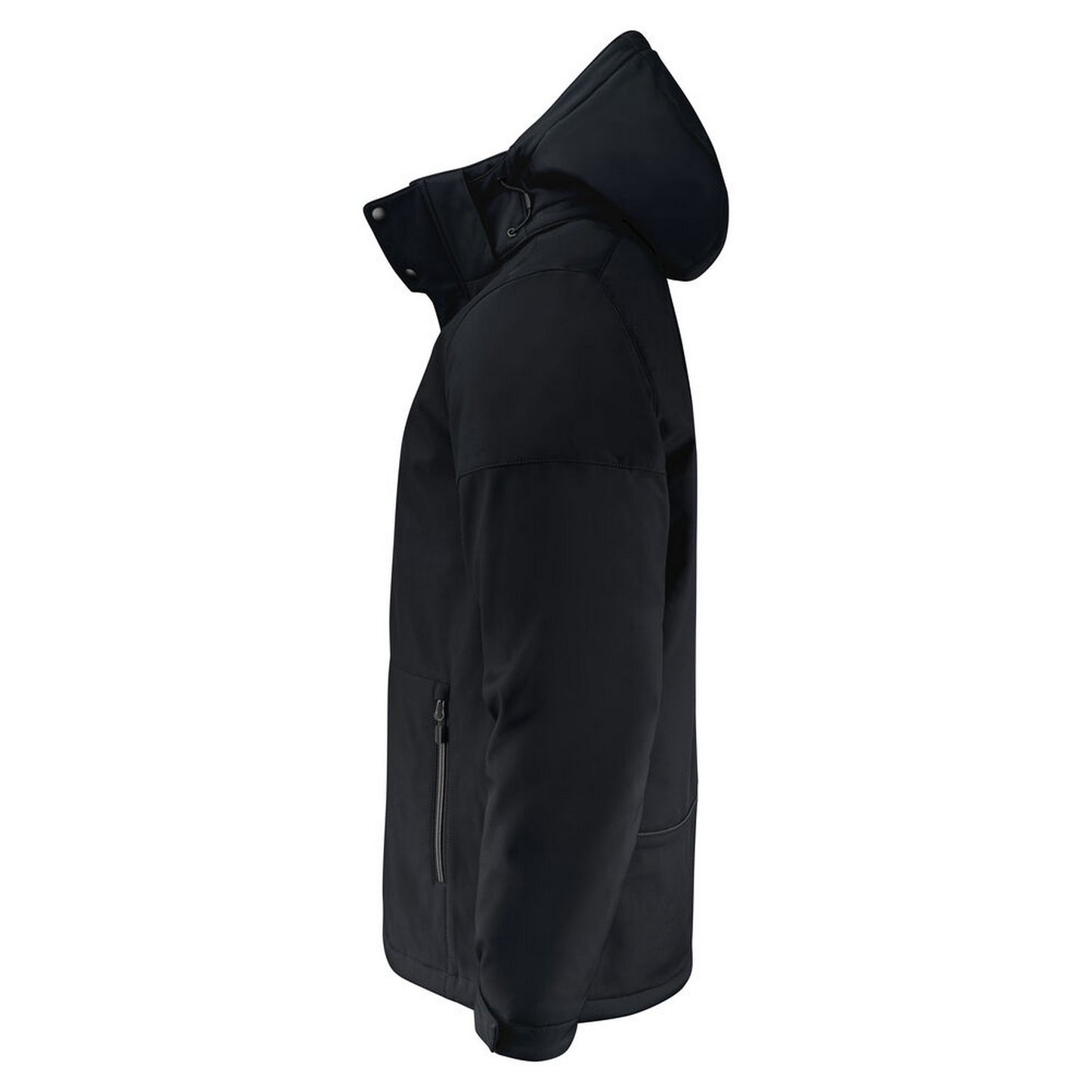 Black - Lifestyle - Printer Mens Overlanding Soft Shell Jacket