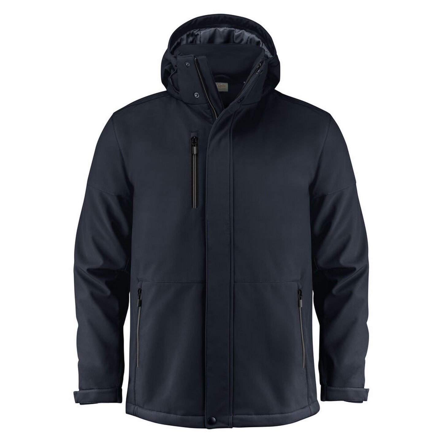 Dark Navy - Front - Printer Mens Overlanding Soft Shell Jacket