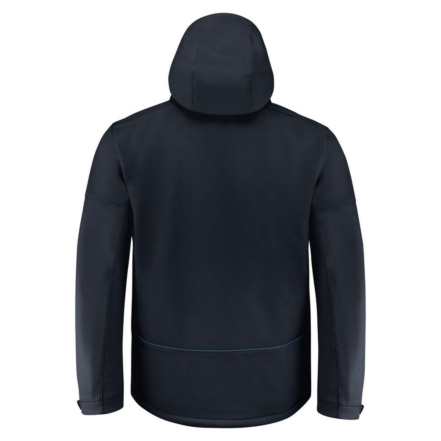 Dark Navy - Back - Printer Mens Overlanding Soft Shell Jacket