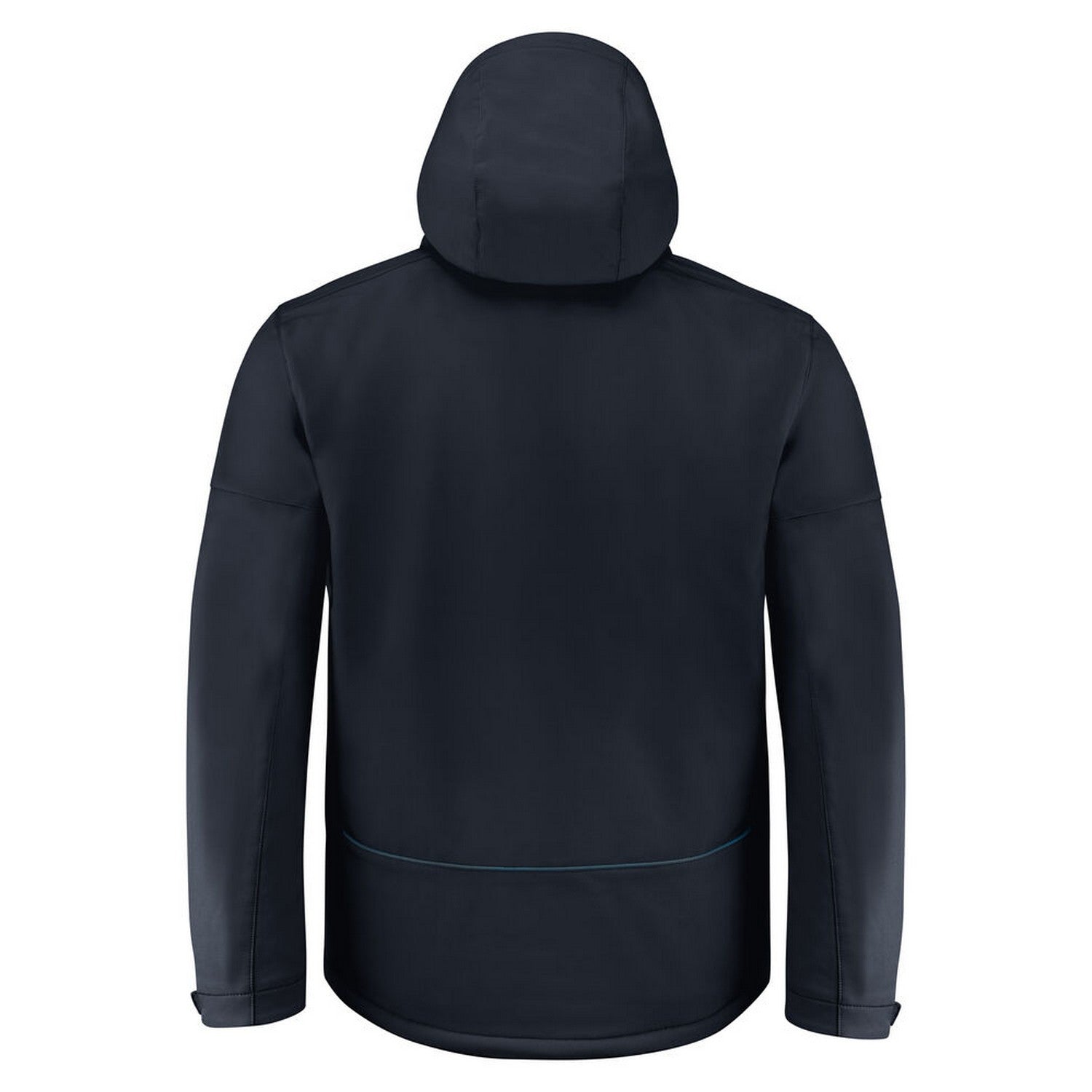 Dark Navy - Back - Printer Mens Overlanding Soft Shell Jacket
