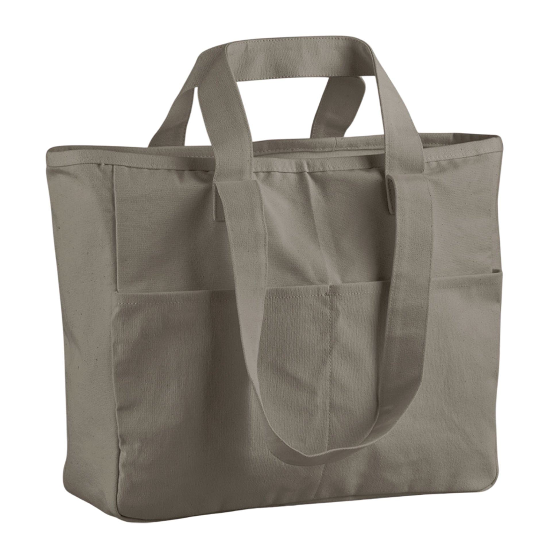 Mushroom - Back - Westford Mill Cargo Pocket Tote Bag