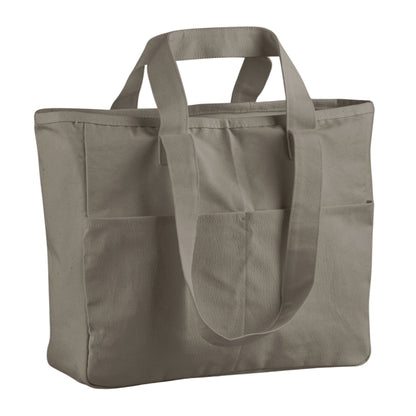 Mushroom - Back - Westford Mill Cargo Pocket Tote Bag