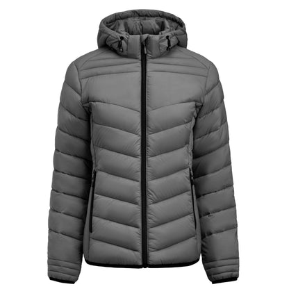 Steel Grey - Back - Printer Womens-Ladies Jacket
