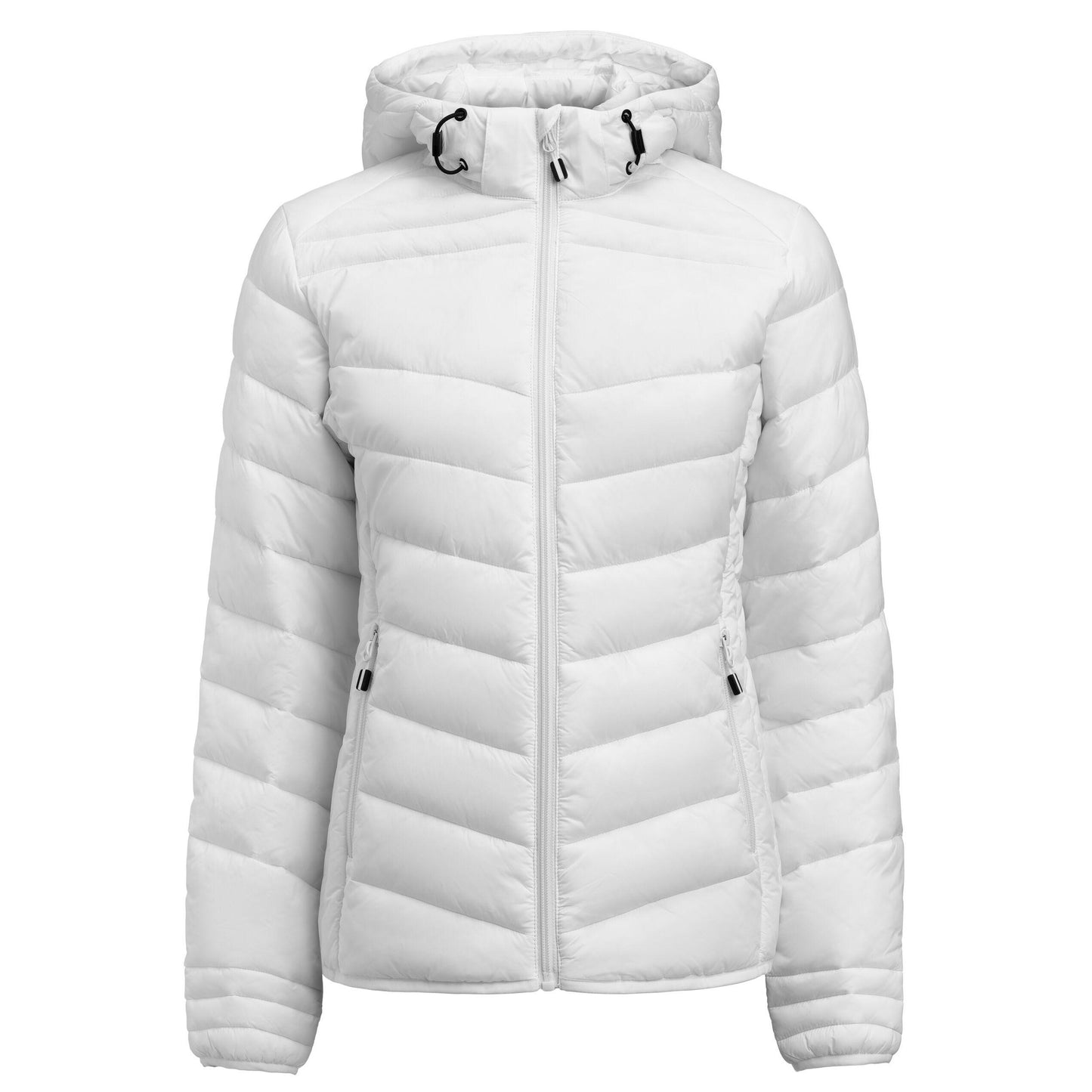 White - Back - Printer Womens-Ladies Jacket
