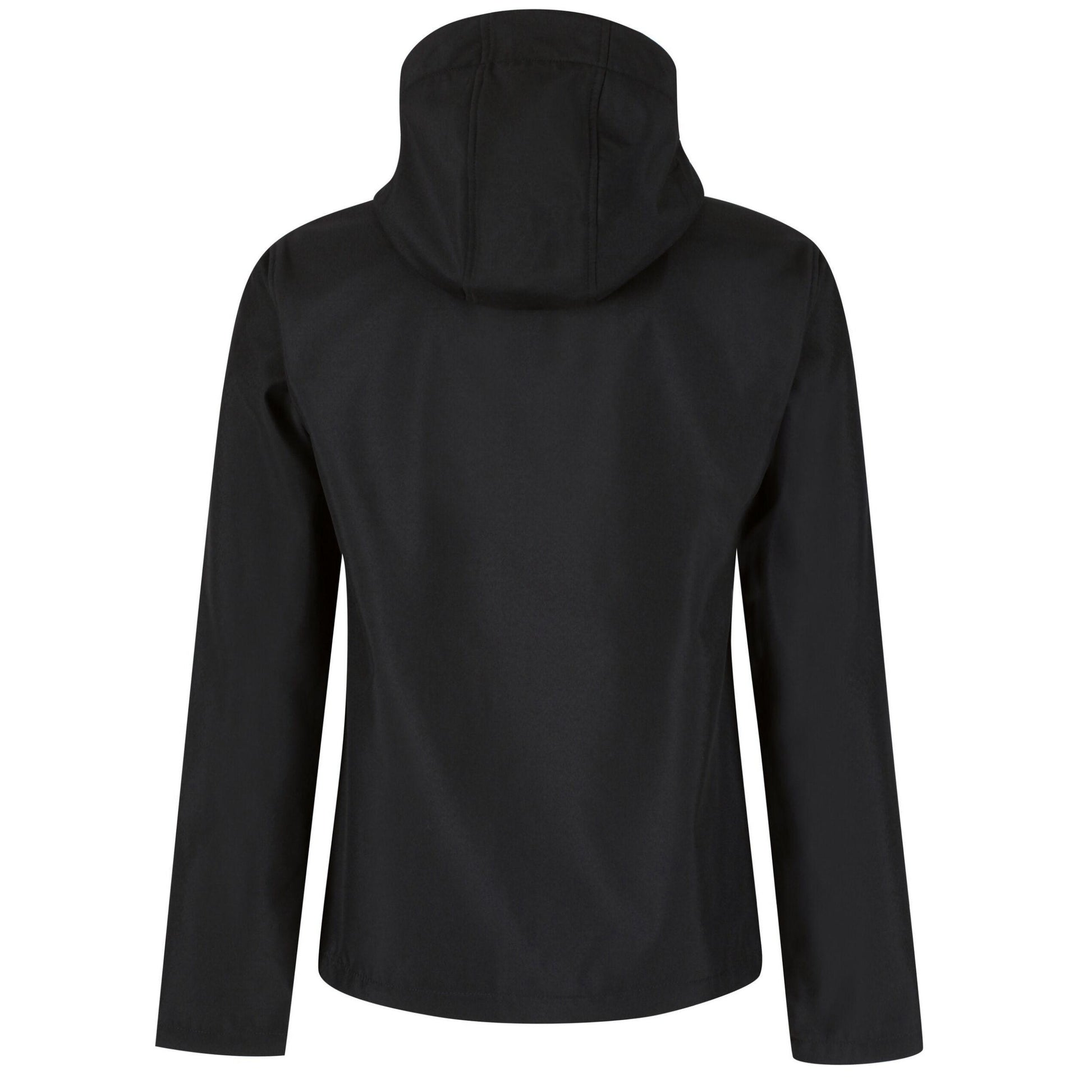 Black - Side - Regatta Professional Mens Venturer Softshell 3 Layer Hooded Jacket