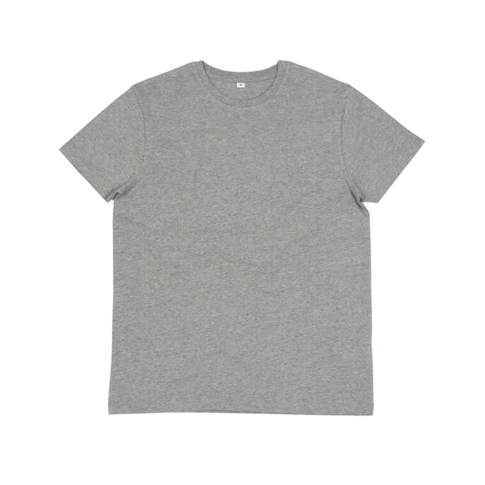 Heather Grey Melange - Front - Mantis Unisex Adult Essential Organic Cotton T-Shirt