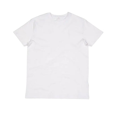 White - Front - Mantis Unisex Adult Essential Organic Cotton T-Shirt