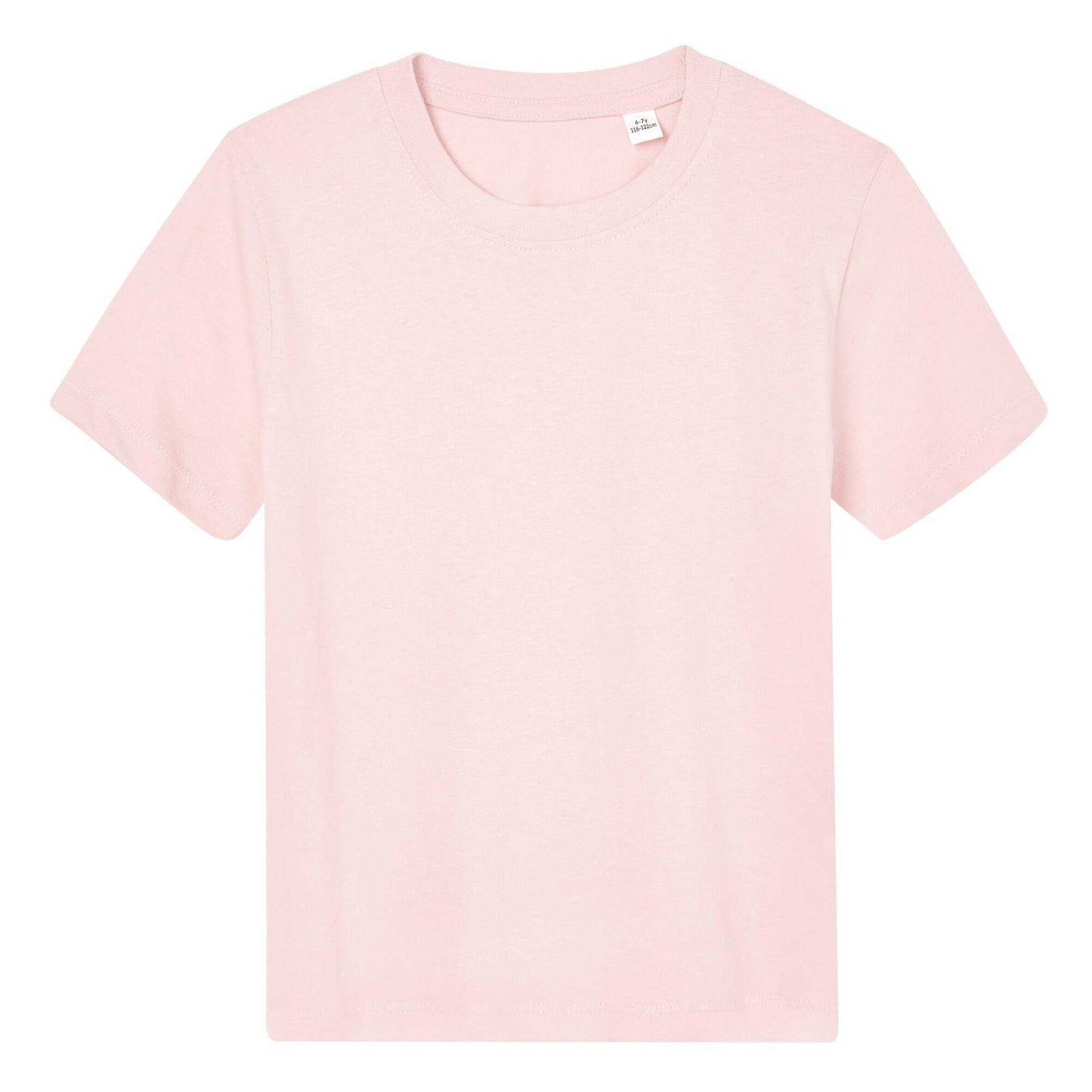 Soft Pink - Front - Mantis Childrens-Kids Essential Organic T-Shirt