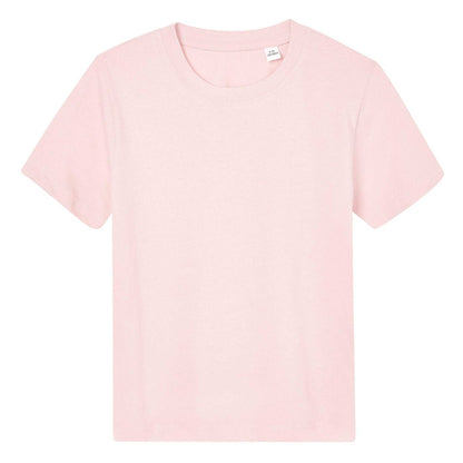 Soft Pink - Front - Mantis Childrens-Kids Essential Organic T-Shirt
