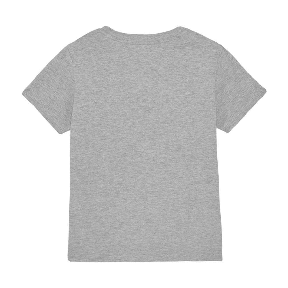 Heather Grey Melange - Back - Mantis Childrens-Kids Essential Organic T-Shirt