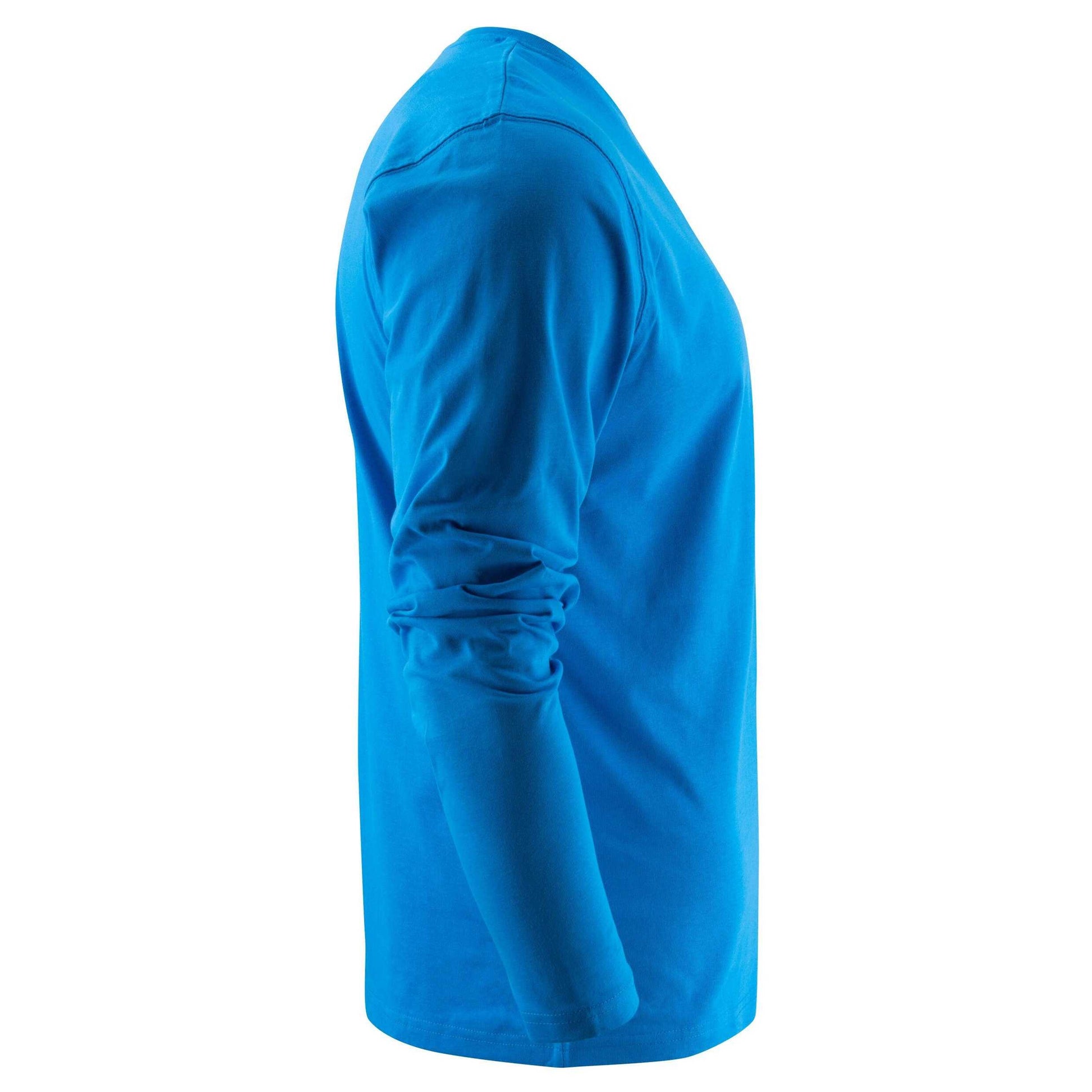 Ocean Blue - Side - Printer Mens Heavy Long-Sleeved T-Shirt