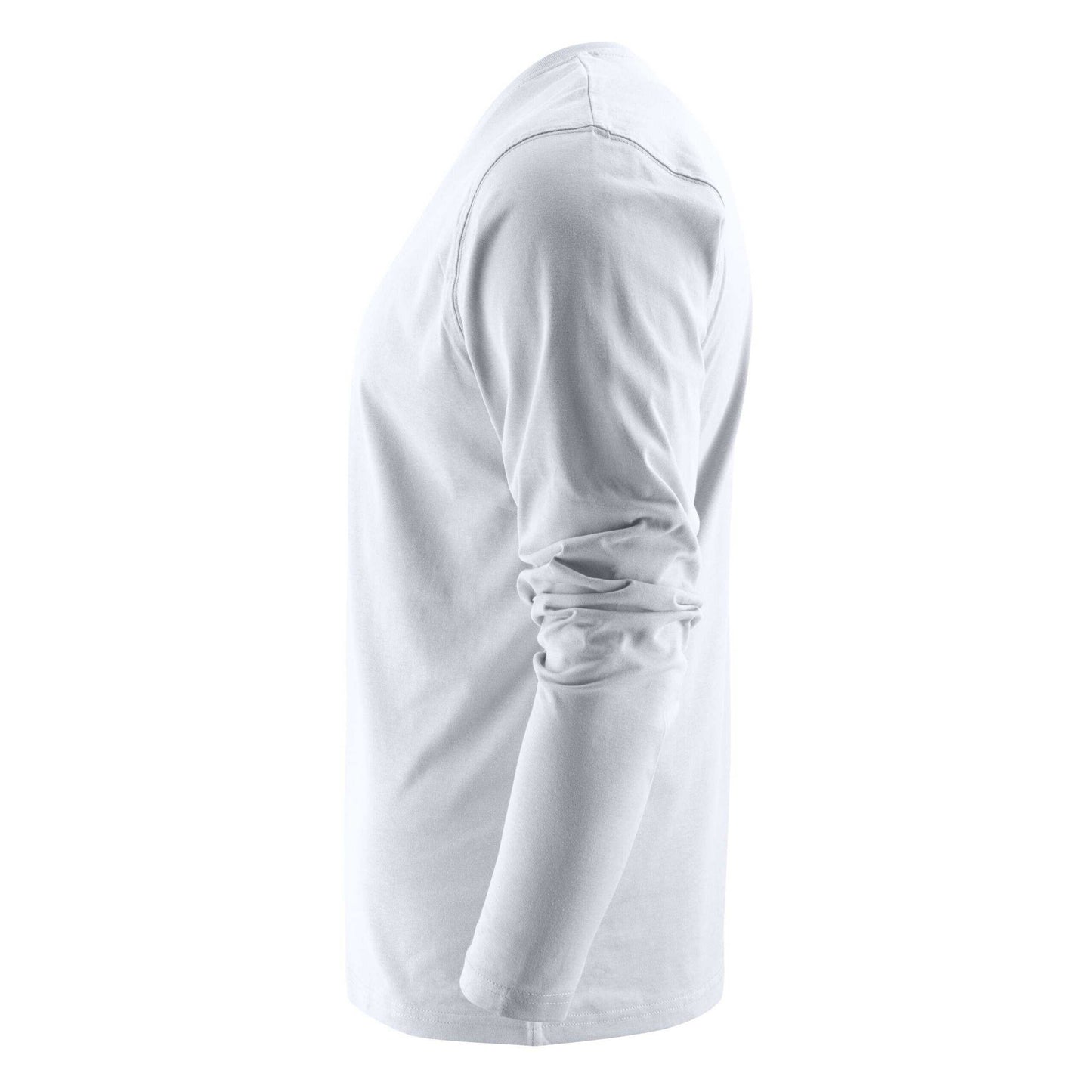 White - Lifestyle - Printer Mens Heavy Long-Sleeved T-Shirt