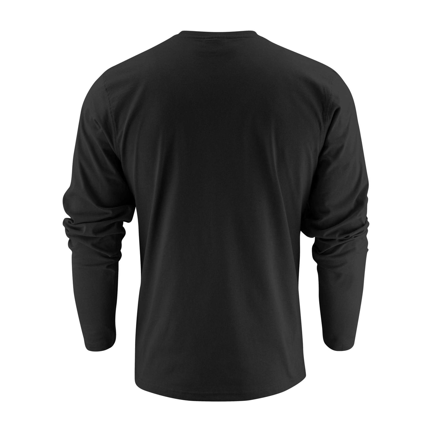 Black - Back - Printer Mens Heavy Long-Sleeved T-Shirt
