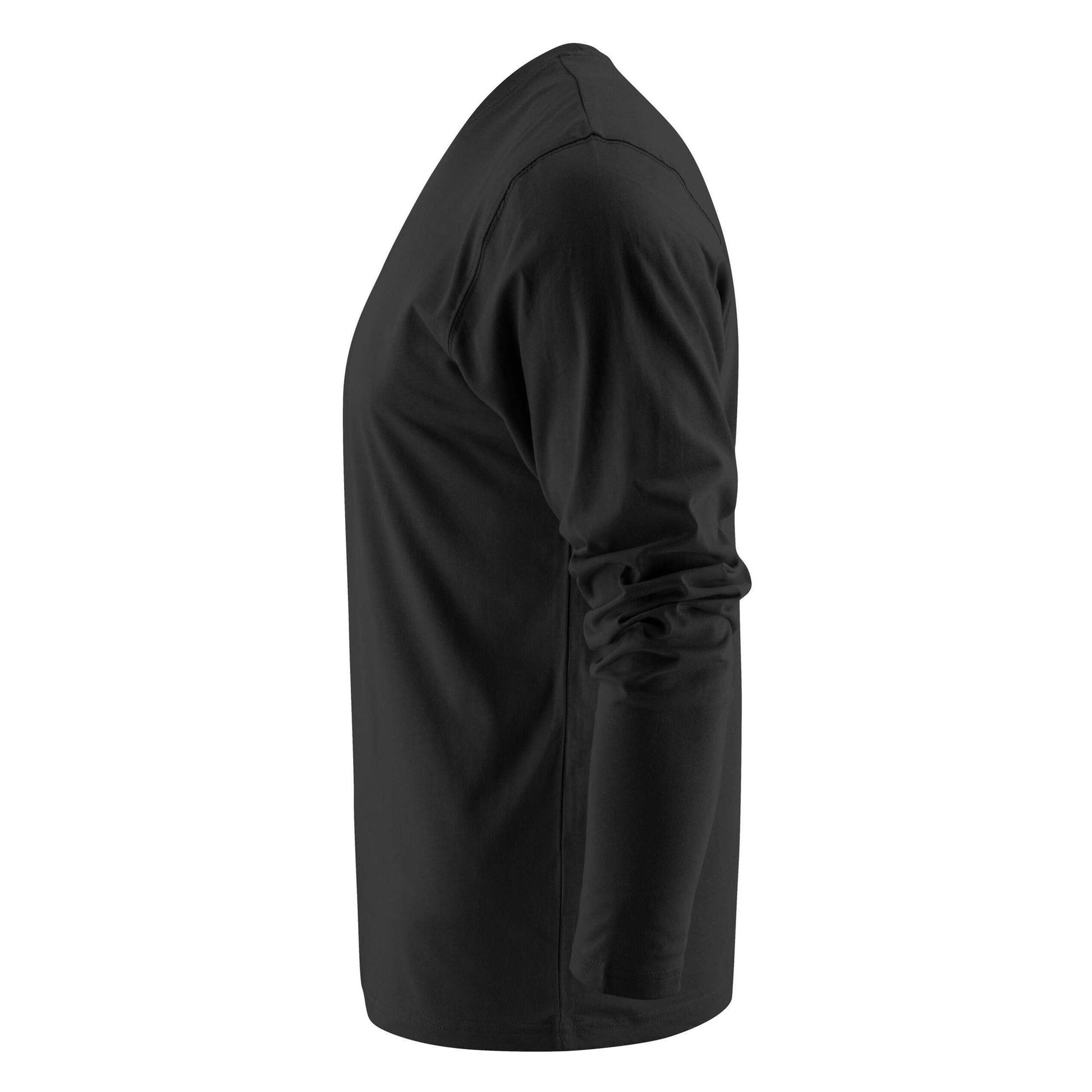 Black - Lifestyle - Printer Mens Heavy Long-Sleeved T-Shirt