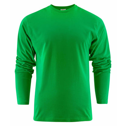 Fresh Green - Front - Printer Mens Heavy Long-Sleeved T-Shirt