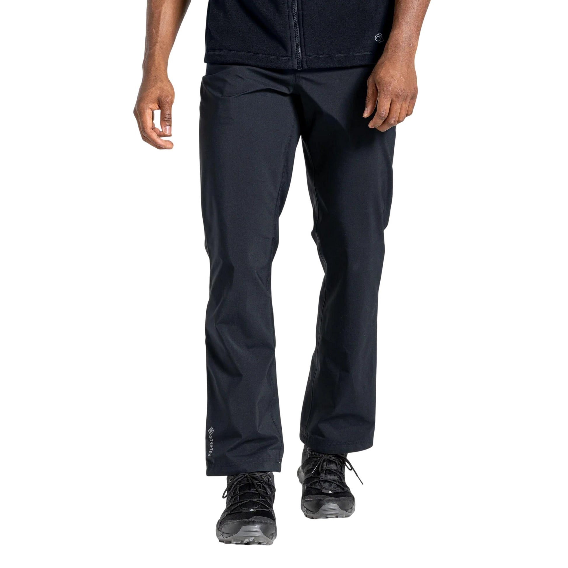 Black - Side - Craghoppers Expert Mens GORE-TEX Trousers