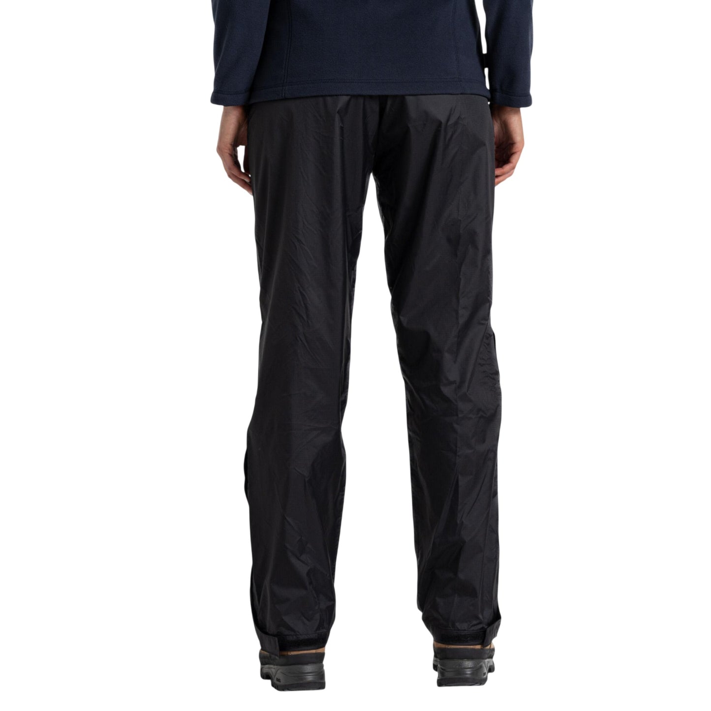 Black - Back - Craghoppers Expert Unisex Adult Packable Over Trousers