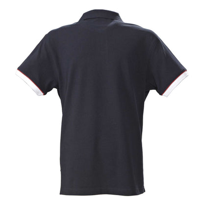 Navy - Back - James Harvest Mens Anderson Pique Polo Shirt