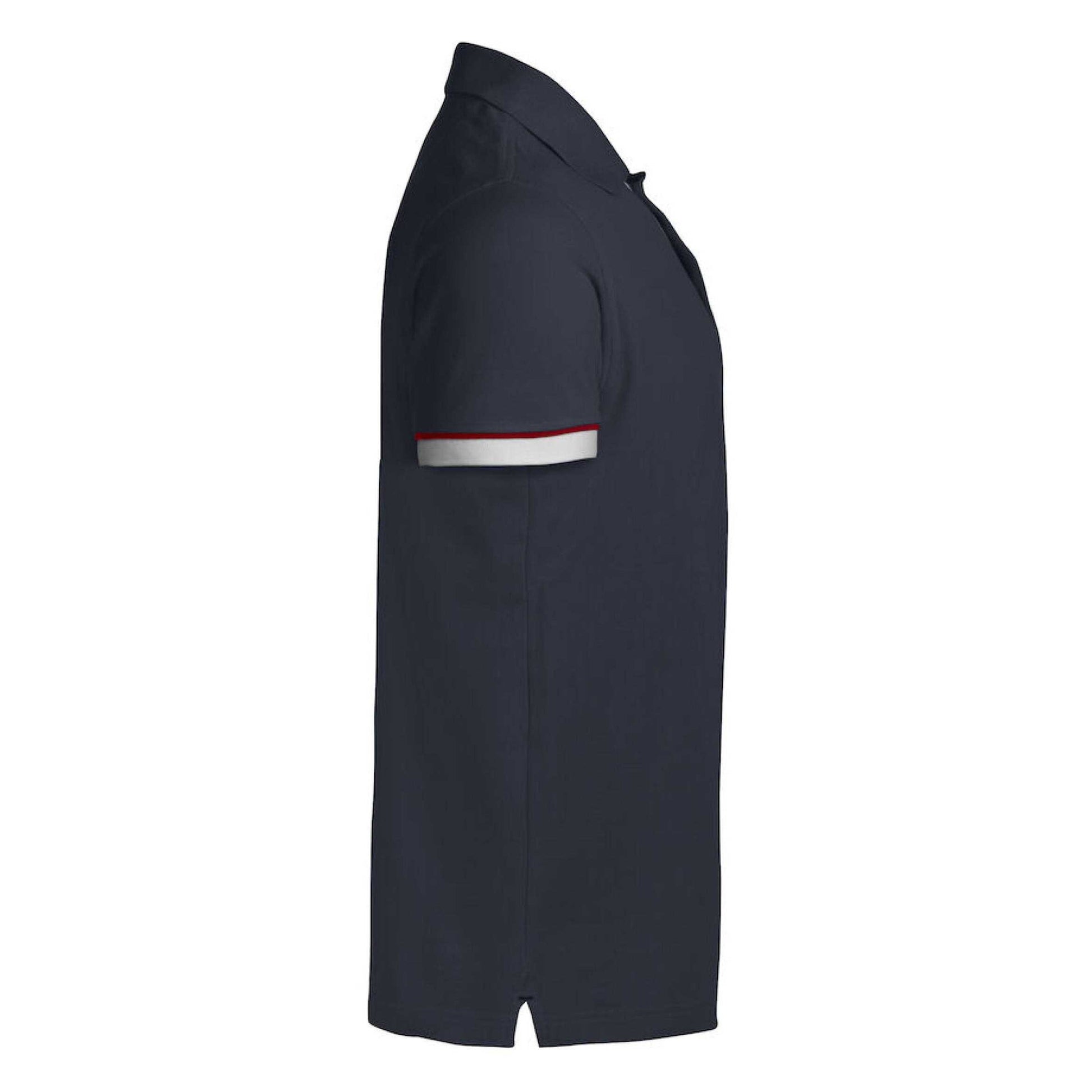 Navy - Lifestyle - James Harvest Mens Anderson Pique Polo Shirt