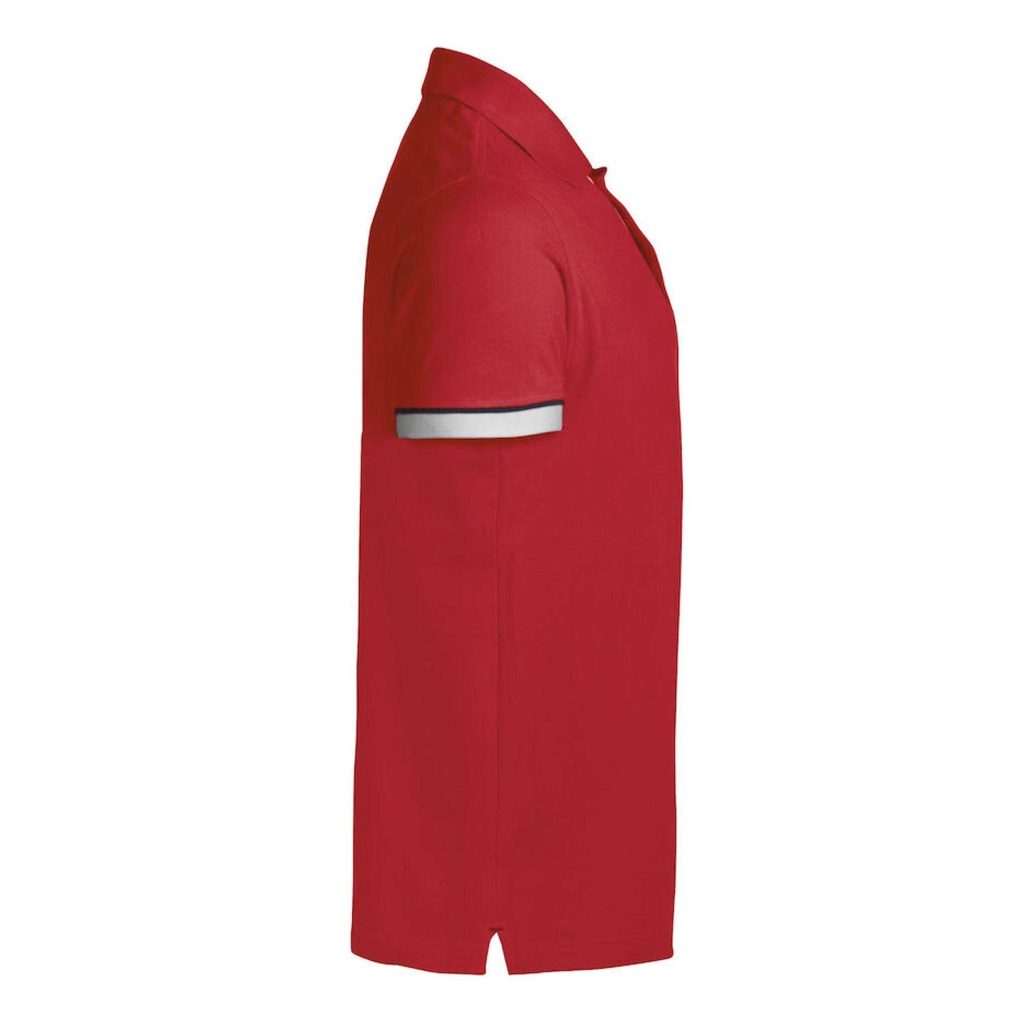 Red - Lifestyle - James Harvest Mens Anderson Pique Polo Shirt