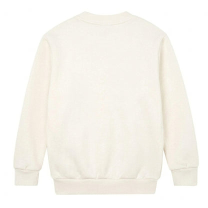 Natural - Back - Mantis Childrens-Kids Essential Organic Sweatshirt