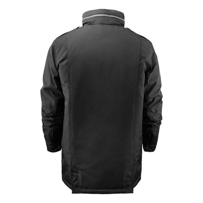Black - Back - James Harvest Mens Kingsport Padded Jacket