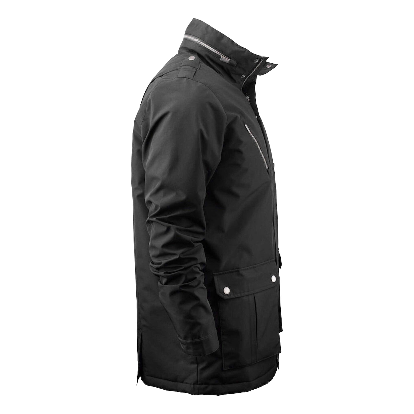 Black - Lifestyle - James Harvest Mens Kingsport Padded Jacket