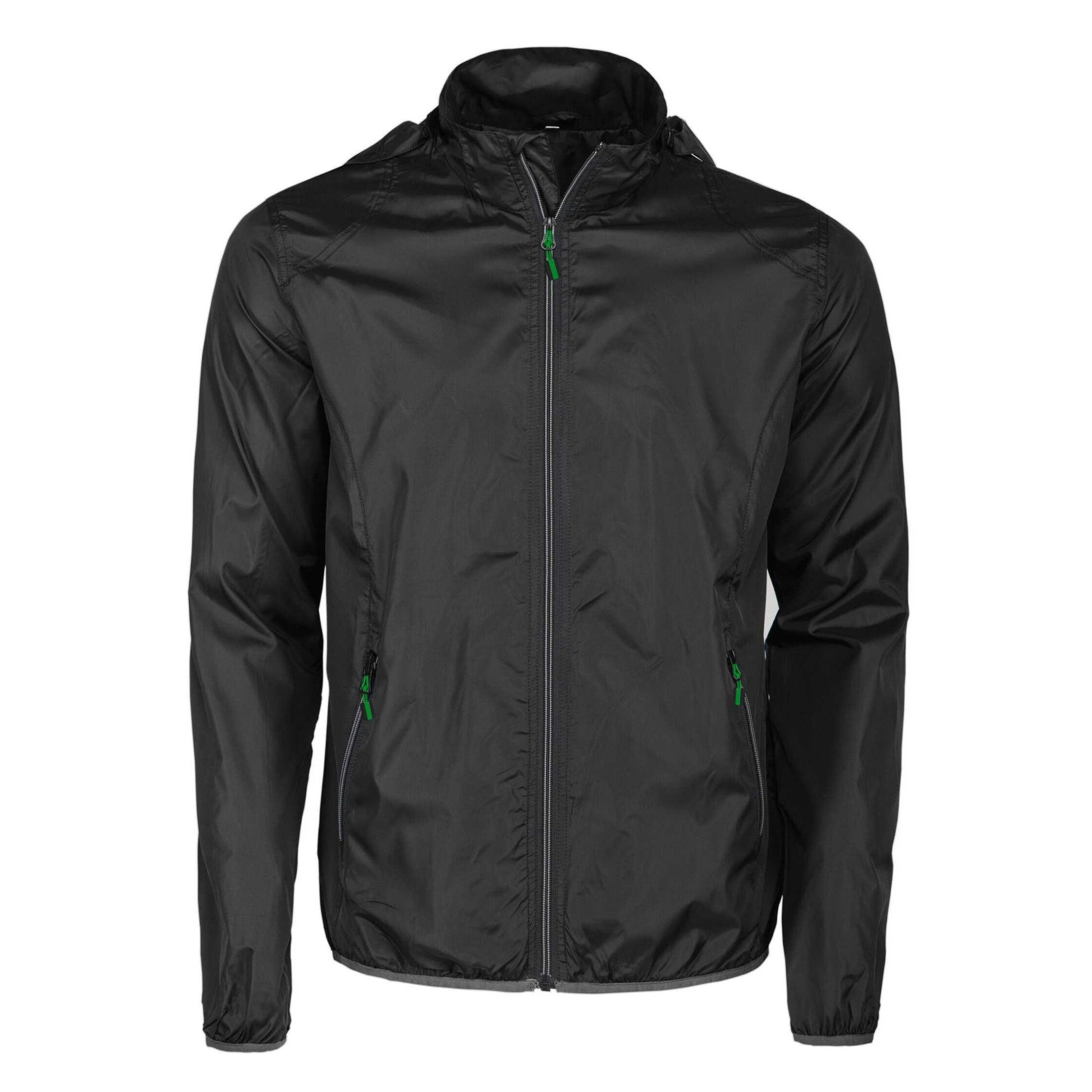 Black - Front - Printer Unisex Adult Essentials Headway Jacket