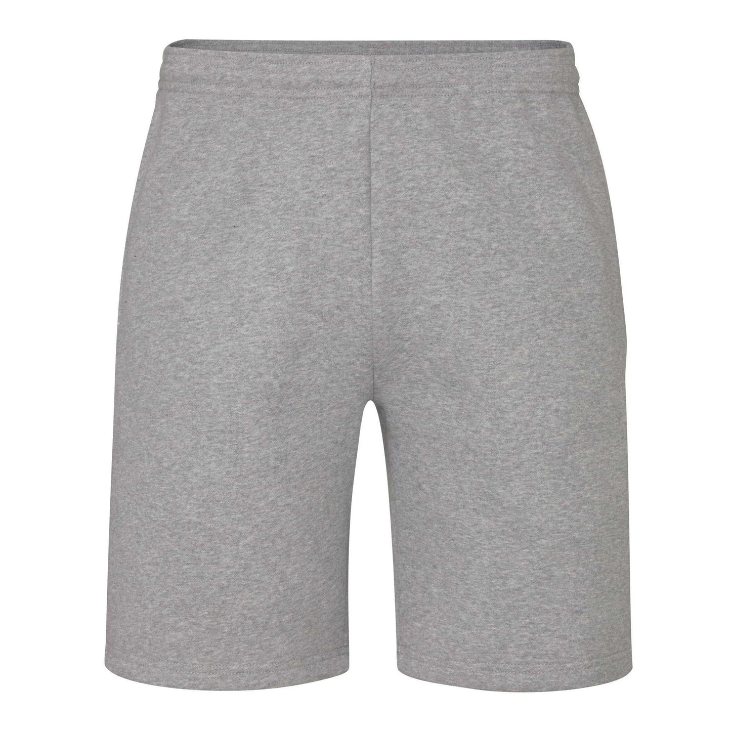 Heather Grey Melange - Front - Mantis Unisex Adult Essential Organic Shorts
