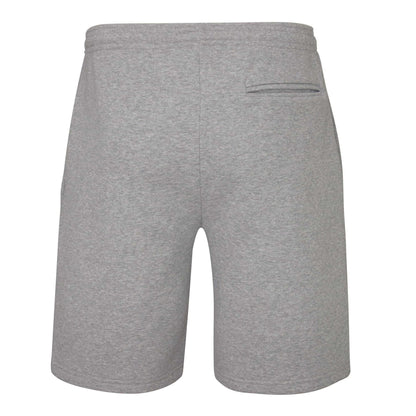 Heather Grey Melange - Back - Mantis Unisex Adult Essential Organic Shorts