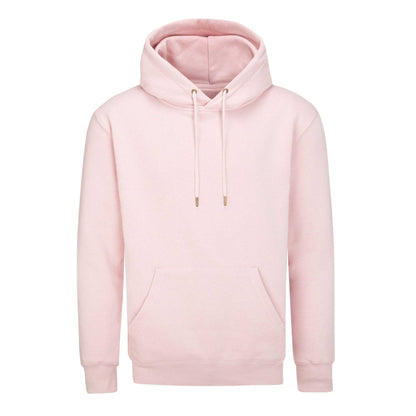 Soft Pink - Front - Mantis Unisex Adult Essential Organic Drawstring Hoodie