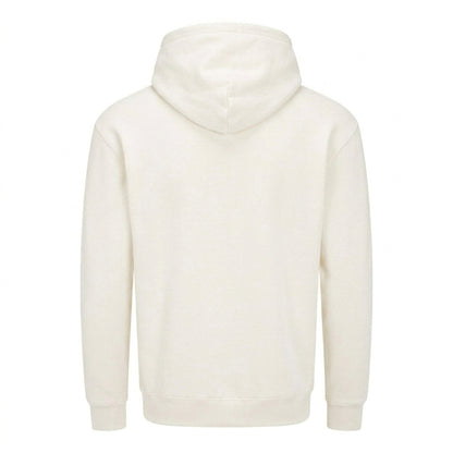 Natural - Back - Mantis Unisex Adult Essential Organic Drawstring Hoodie