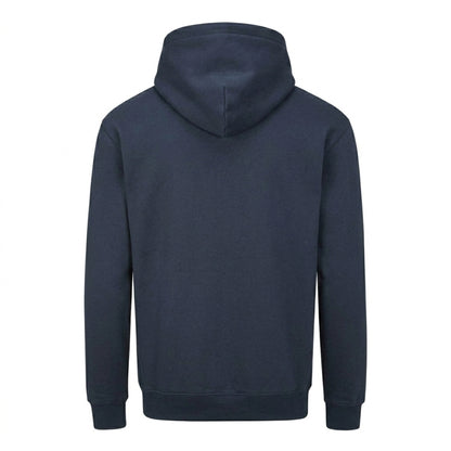 Navy - Back - Mantis Unisex Adult Essential Organic Drawstring Hoodie