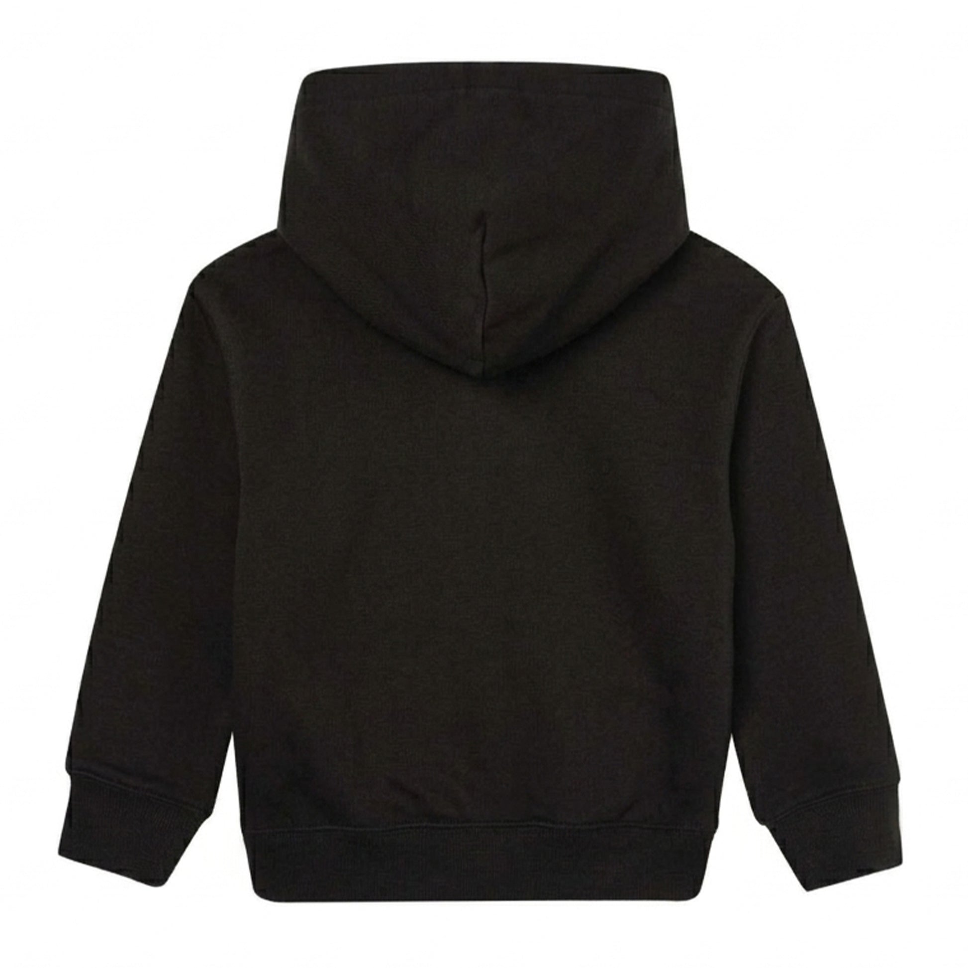 Black - Back - Mantis Childrens-Kids Essential Organic Hoodie