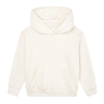 Natural - Front - Mantis Childrens-Kids Essential Organic Hoodie