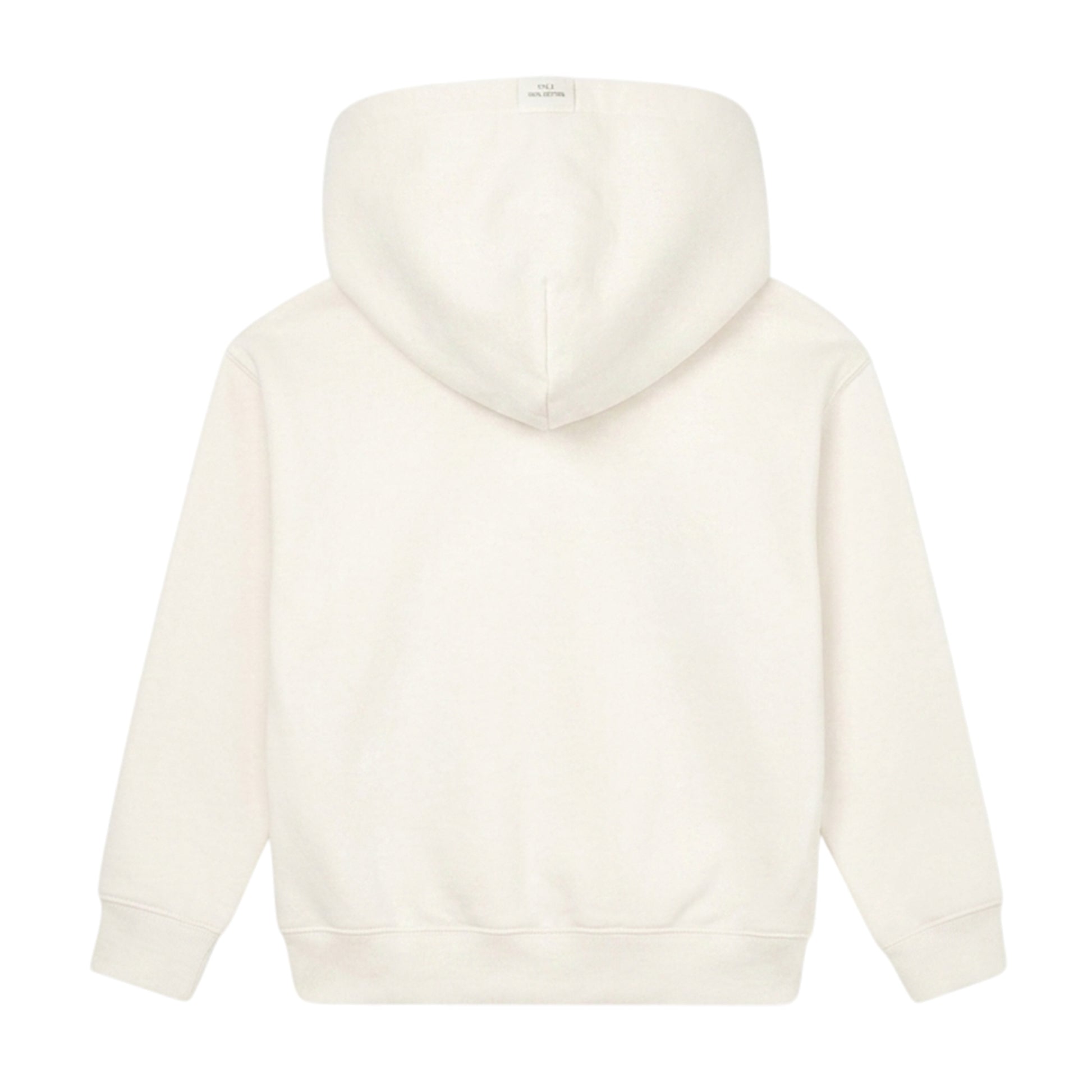 Natural - Back - Mantis Childrens-Kids Essential Organic Hoodie