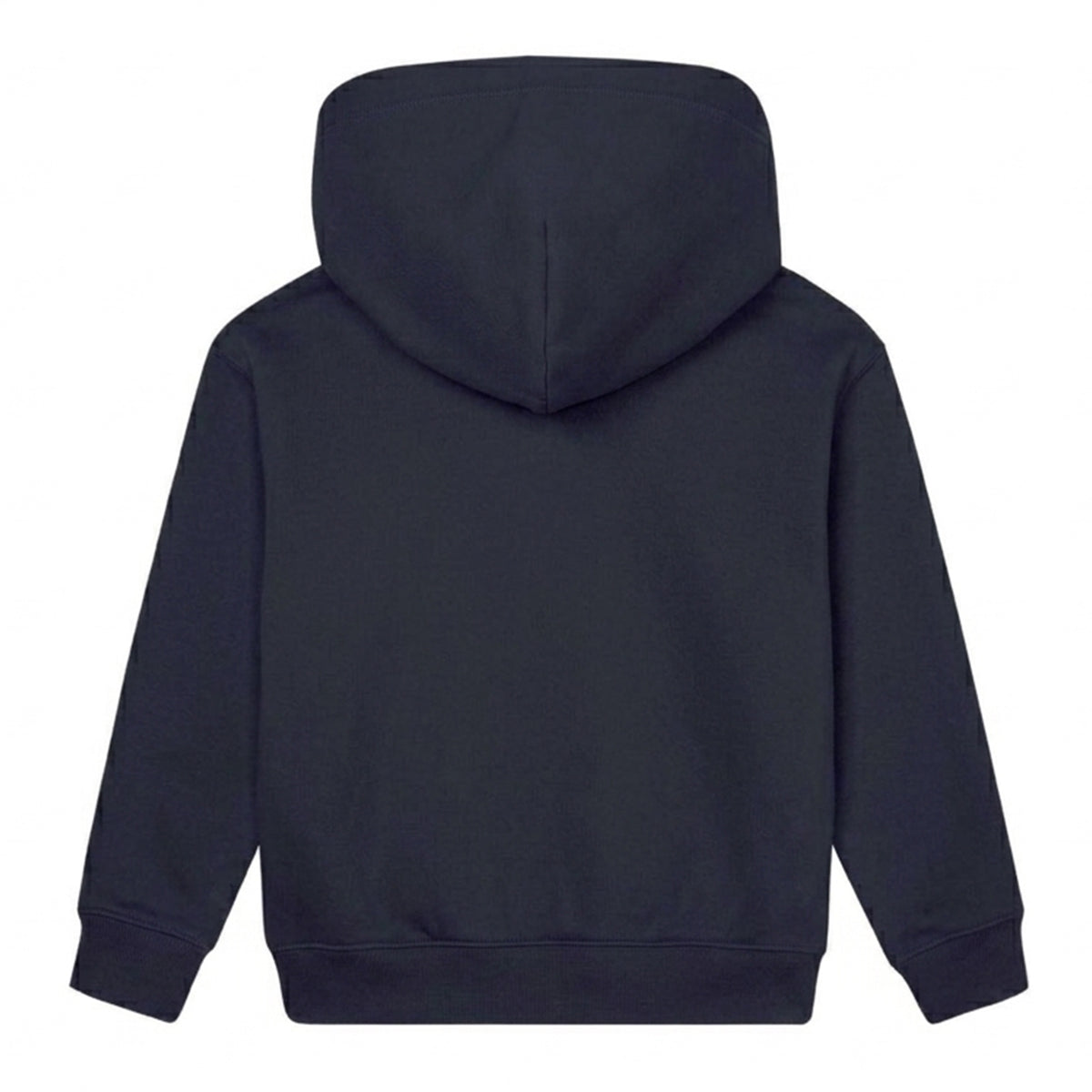 Navy - Back - Mantis Childrens-Kids Essential Organic Hoodie