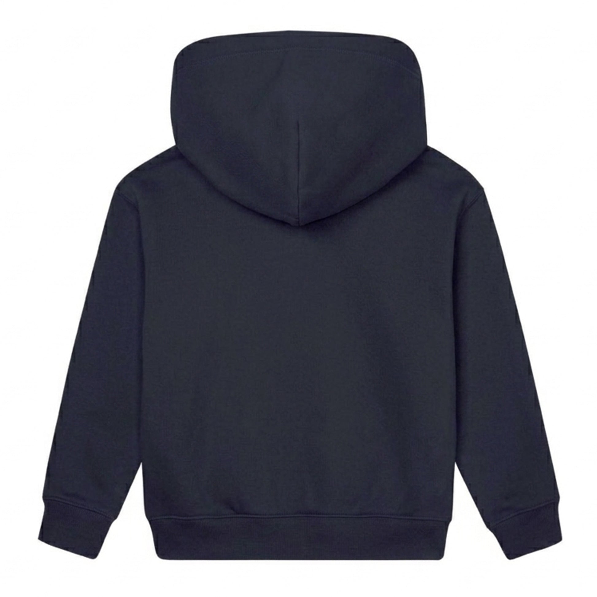 Navy - Back - Mantis Childrens-Kids Essential Organic Hoodie
