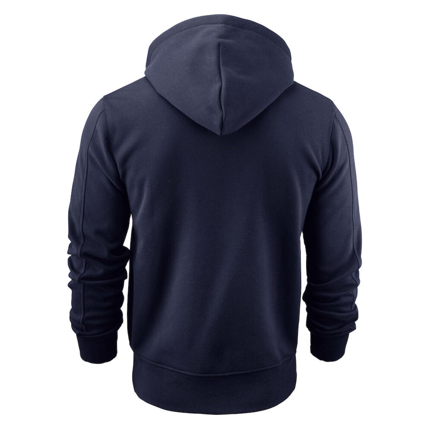 Navy - Lifestyle - James Harvest Mens Full Zip Hoodie