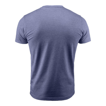 Blue Melange Melange - Lifestyle - James Harvest Mens T-Shirt