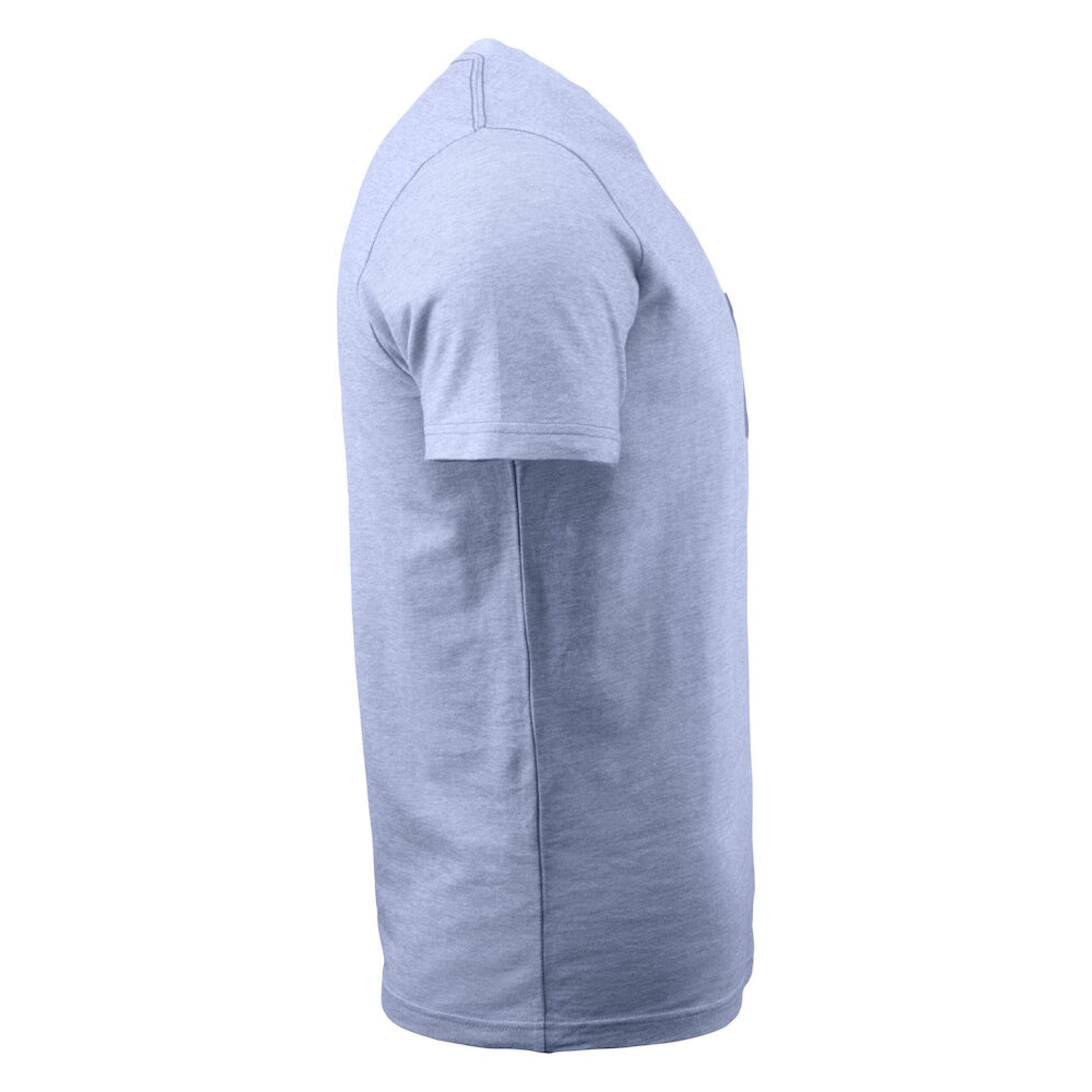 Light Blue Washed Melange - Lifestyle - James Harvest Mens T-Shirt