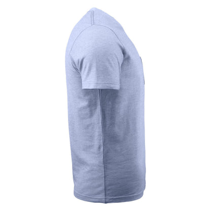 Light Blue Washed Melange - Lifestyle - James Harvest Mens T-Shirt